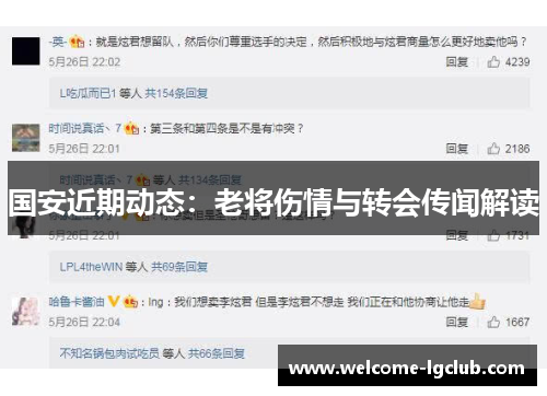 国安近期动态：老将伤情与转会传闻解读
